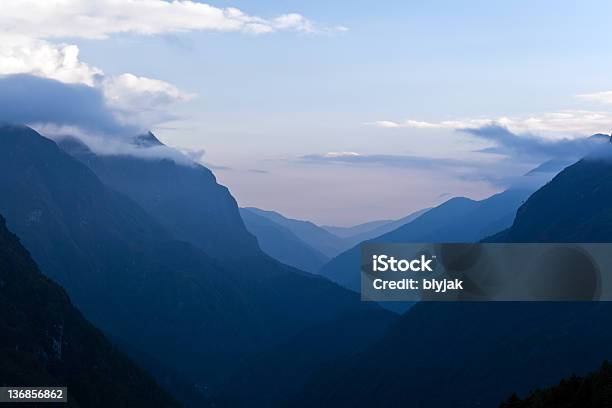 Mountains Landscape Stock Photo - Download Image Now - Asia, Beauty In Nature, Cloudscape
