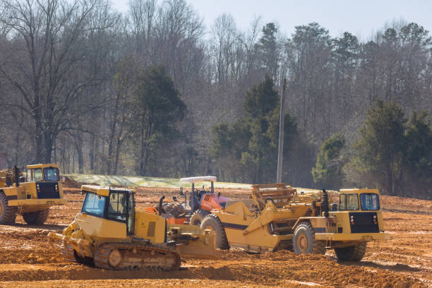 istock large wheel loader aligns a piece of land for a new building 1368579513