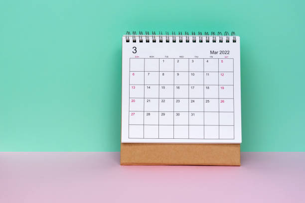 istock Month of March 2022 calendar 1368582448