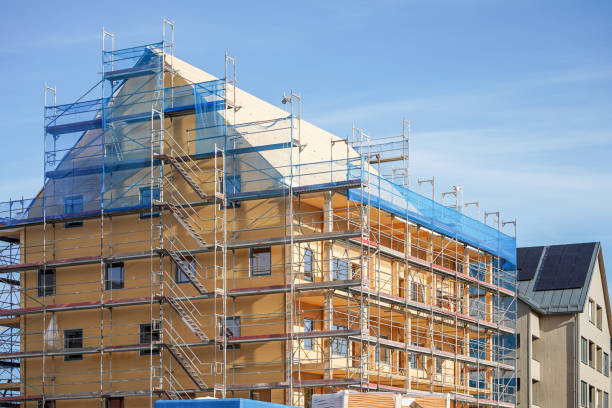istock Construction site of modern apartment house 1368588263