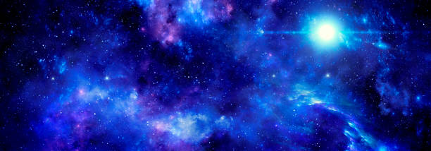 istock Gas cloud nebulae and bright stars in space 1368593385