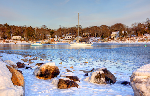 Quissett Harbor is located off Buzzards Bay about one mile northeast of Woods Hole.