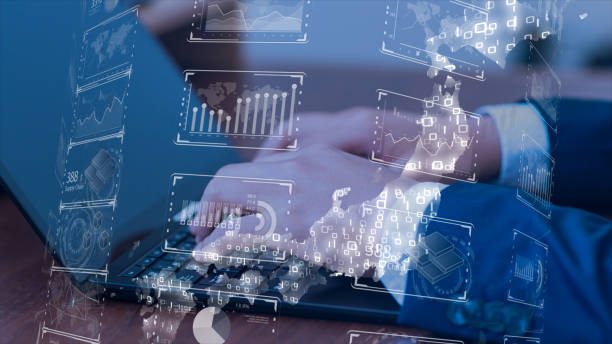 istock Smart city, digital world, Global communication network concept. 6G Business graph. Global business. 1368605547