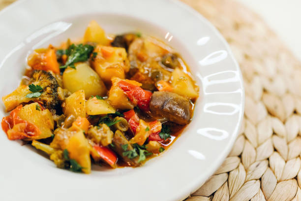 Homemade vegetarian / vegan dish.  Traditional cuisine.