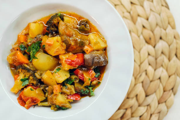 Homemade vegetarian / vegan dish.  Traditional cuisine.