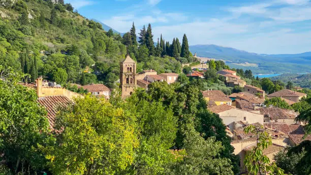 Photo of Village of Moustier Sainte Marie in Provence, France