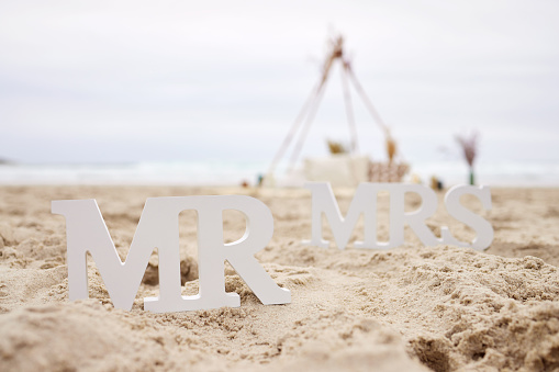 There's nothing more beautiful than a beach wedding