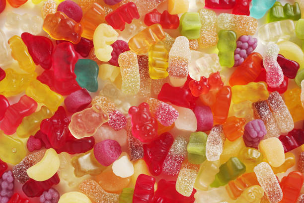 istock Background of jellies candy 1368641271