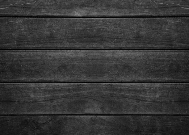 istock Black grey wood color texture horizontal for background. Surface light clean of table top view. Natural patterns for design art work and interior or exterior. Grunge old white wood board wall pattern 1368646960