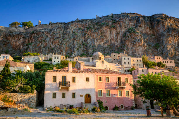 istock Monemvasia and her upper fortress, Greece 1368647327