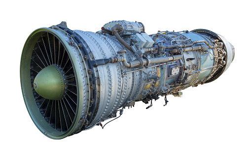 Lisbon, Portugal: Turbofan engine on an Airbus A330-200, a GE CF6-80E1A4 - The General Electric CF6, US military designations F103 and F138, is a family of high-bypass turbofan engines produced by GE Aviation. Based on the TF39, the first high-power high-bypass jet engine, the CF6 powers a wide variety of civilian airliners.