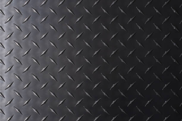 istock rough steel texture with corrugated pattern. dark metal background. 1368657180