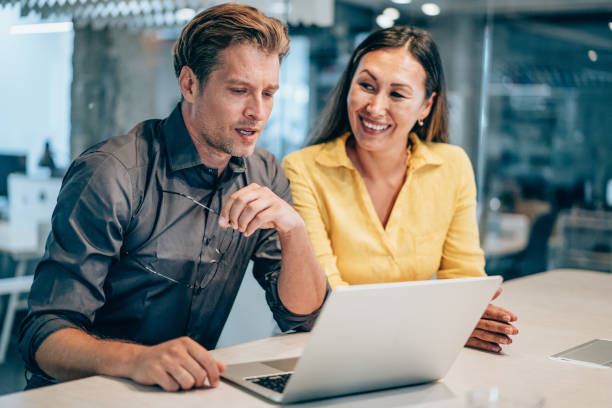 istock Business partners in meeting. 1368665527