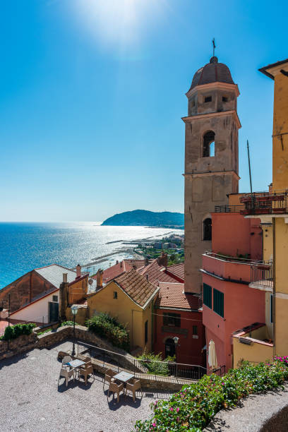 istock Campanile in Cervo, Italy 1368667657