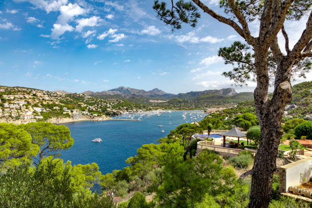 Port Andratx seen by de la Mola, Mallorca, Spain