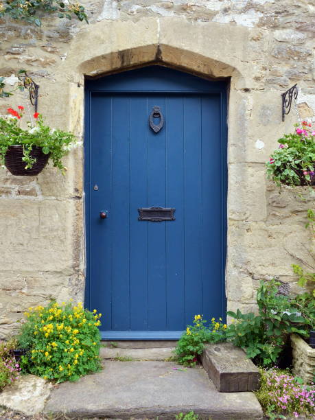istock Front Door of a Traditional Cottage 1368676478