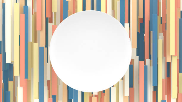 Colorful Geometric Background with Copy Space