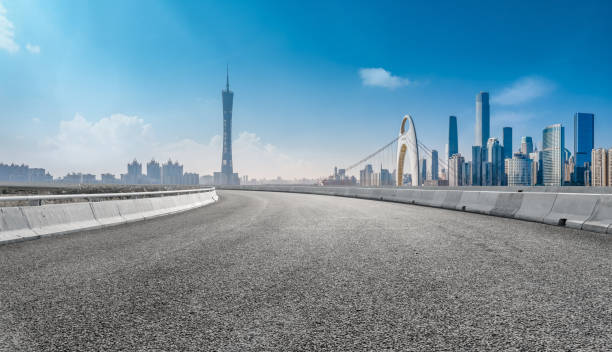 istock Freeway skyline and financial district buildings 1368693914