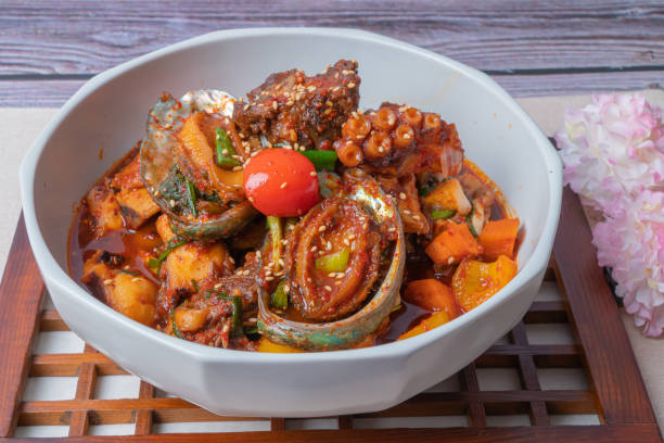 Braised Spicy Short Ribs (Galbi-jjim) - korean food