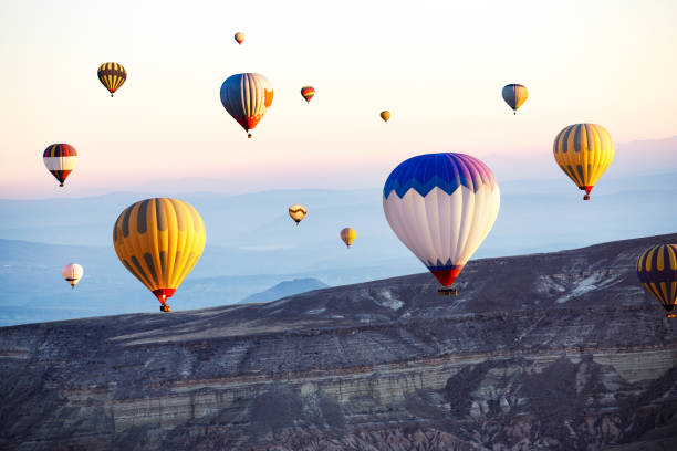 istock Hot Air Balloons Flying over Cappadocia 1368712991