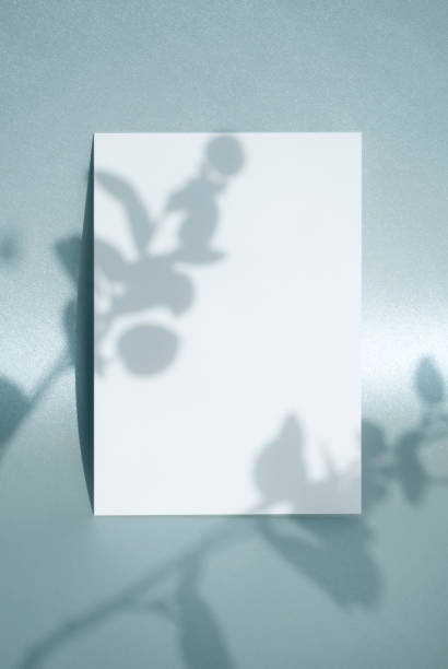 istock An empty card in the shining background Mock-up 1368717083