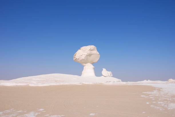 istock desert with bizzre shaped rocks in Egypt 1368717968