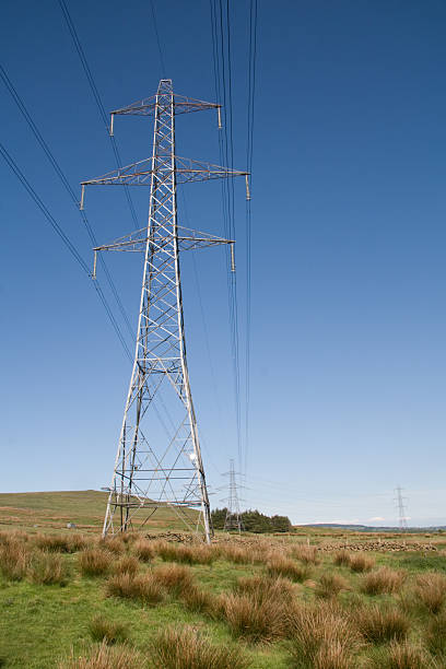 istock electricity pylon in rural location 136871809
