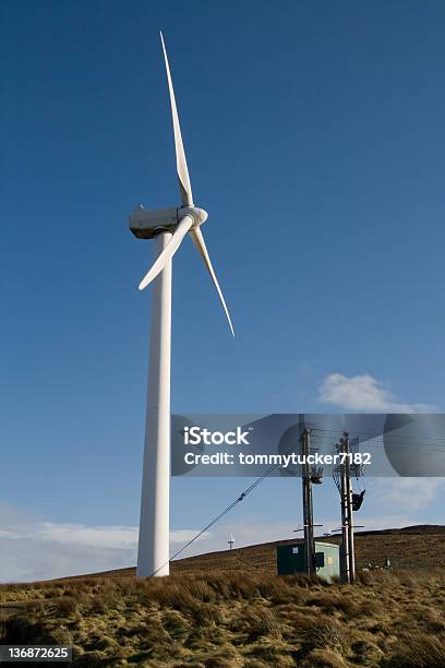 Wind Turbine And Transformer Box Stock Photo - Download Image Now - Wind Turbine, Electricity Transformer, Fuel and Power Generation