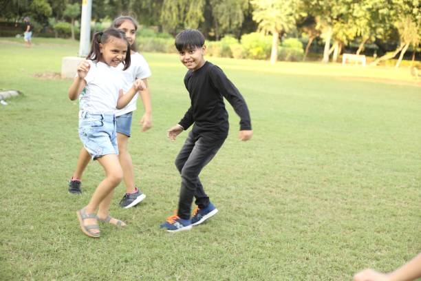 istock Kids Day Out And Playing Games with friends 1368726877