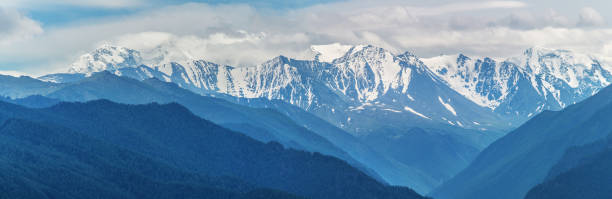 istock Belukha Mountain is the highest point of Altai. Panoramic view. 1368736847