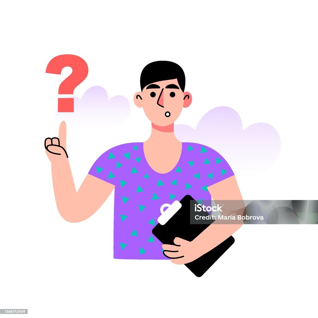 Character Solves Problem Transparent Background Character Thinks And Solves The Problem Stock Illustration - Download ...