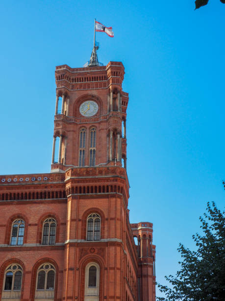 istock The famous red Town Hall (Rotes Rathaus) in Berlin, Germany 1368746231