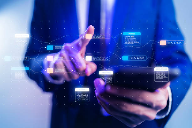 istock Cybersecurity cybercrime internet scam, businessman mobile phone digital network technology computer virus attack risk protection, identity privacy data hacking, AI artificial intelligence firewall 1368749304
