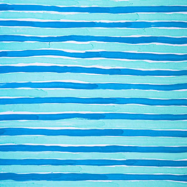Photo of Paint color striped background with  blue stripes