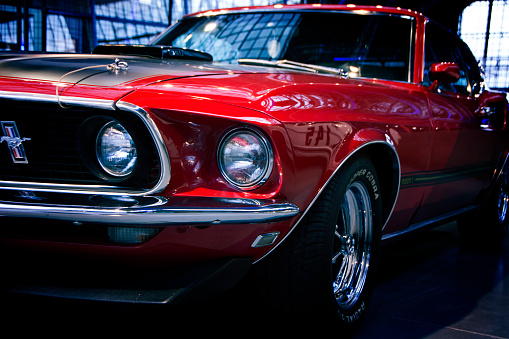 Ford Mustang Fastback 1967 - Autoworld, Brussels - Belgium - october, 25, 2022