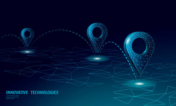 istock 3D map point location business symbol. Realistic icon polygonal delivery worldwide planet. Shipping online shopping direction city address position pin vector illustration 1368758599