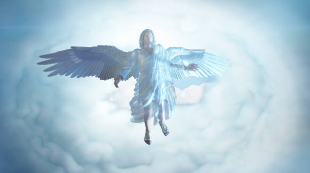 istock biblical angel with big white wings flying  render 3d 1368772041