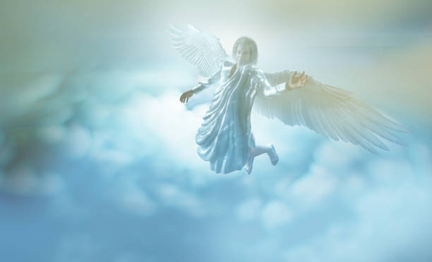 istock biblical angel with big white wings flying  render 3d 1368772048