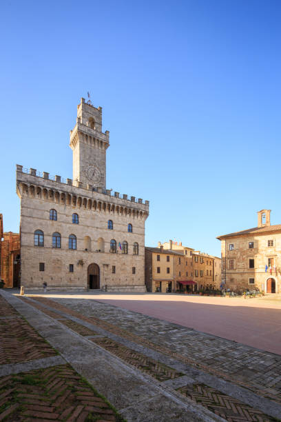 istock Piazza Grande In Montepulciano, Palazzo Comunale, Italy 1368773712