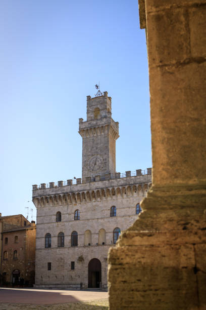 istock Piazza Grande In Montepulciano, Palazzo Comunale, Italy 1368773813