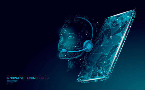 istock Customer service 3D woman manager concept. AI assistance headphone call center hotline. Client support consultant online help information. Headset girl vector illustration 1368777438
