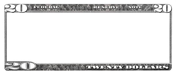 istock Closeup of front side of 20 dollar 1368785659