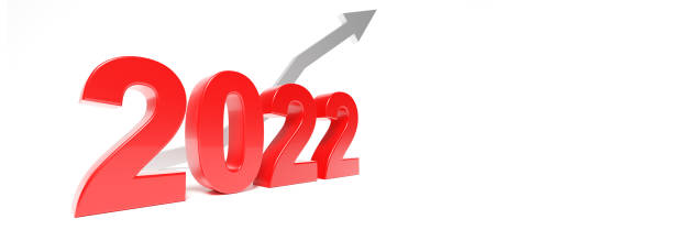istock Happy New Year Background. Start to 2022. 3D illustration 1368788132