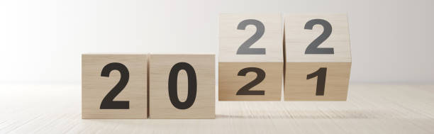 istock Happy New Year Background. Goals for 2022. 3D illustration 1368788392