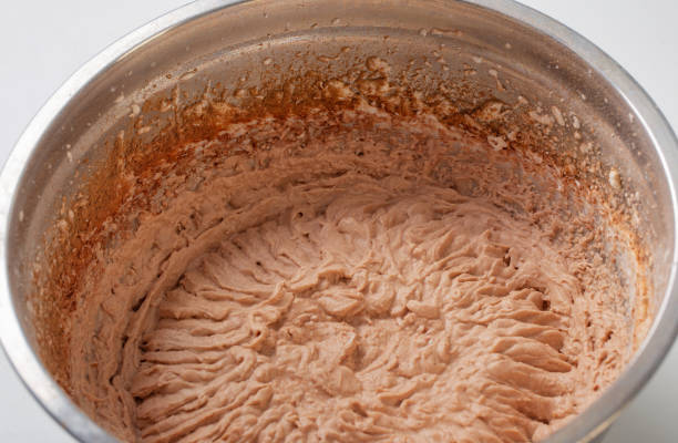 istock chocolate  whipped cream in metal bowl 1368799559
