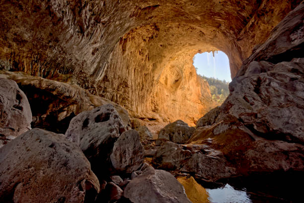 istock Arch Cave below Tonto Natural Bridge AZ 1368800931