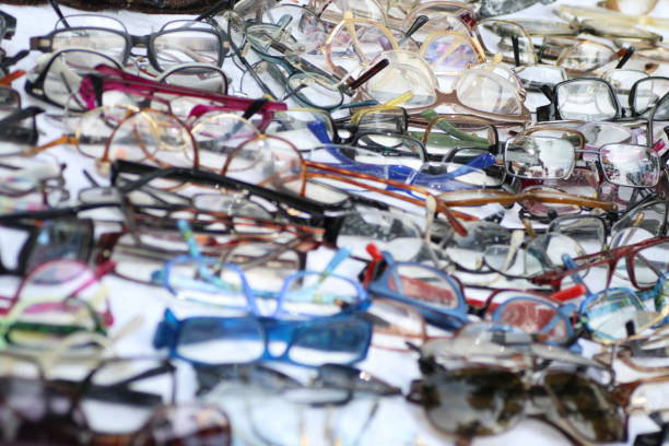 Heaps of old spectacle frames