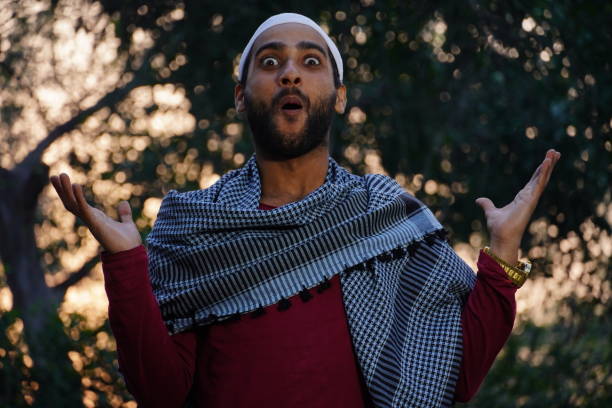 istock indian Muslim man shoked image 1368805804