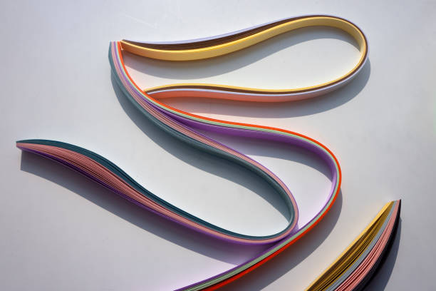 istock Multicolored Colorful lines and shadows 1368806180