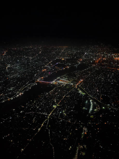 istock Night city lights- Kolkata 1368812264